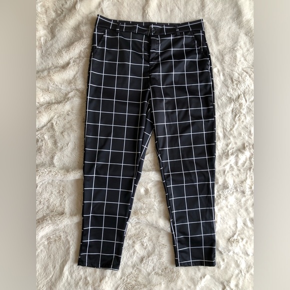 H&M Women's Black and White Trousers 33 size - Picture 4 of 16